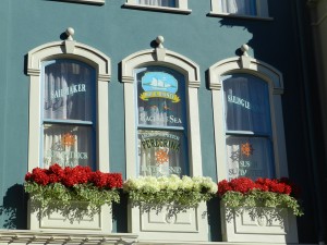 Series of windows honoring Roy E. Disney