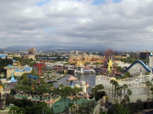 View from Paradise Pier hotel room