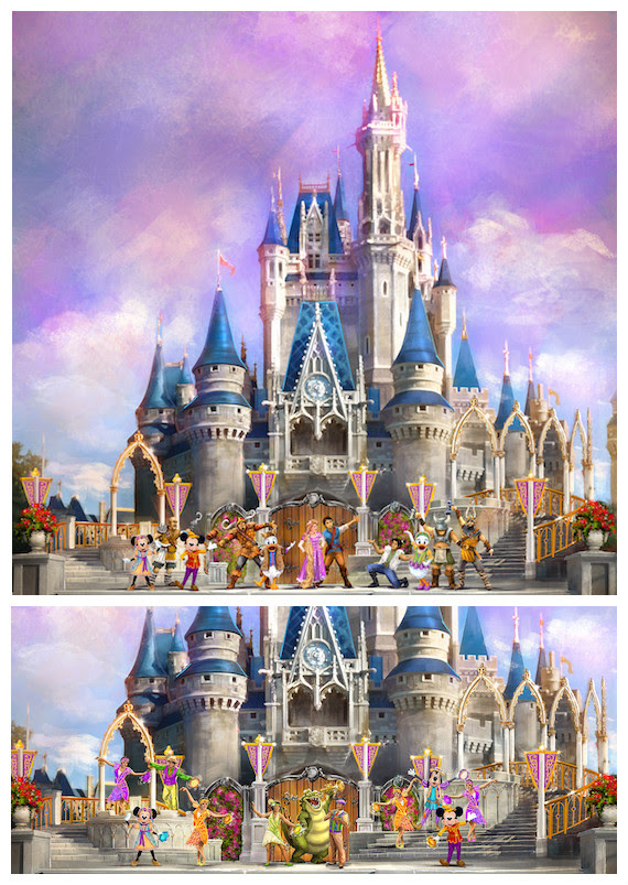 Disney World Castle Show