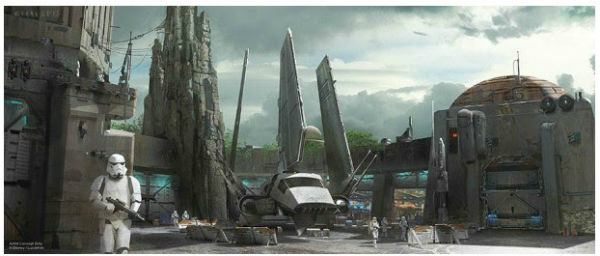 Star Wars Land Concept Art 3