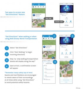 Get Directions on the My Disney Experience mobile app