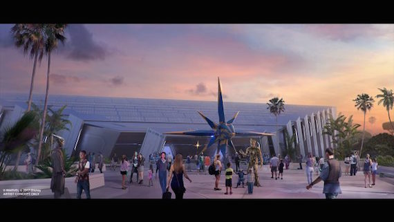 Guardians of the Galaxy Attraction Concept Art
