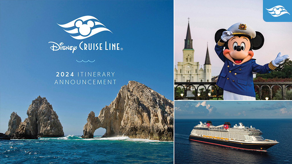 Disney Cruise Line 2024 itinerary announcement